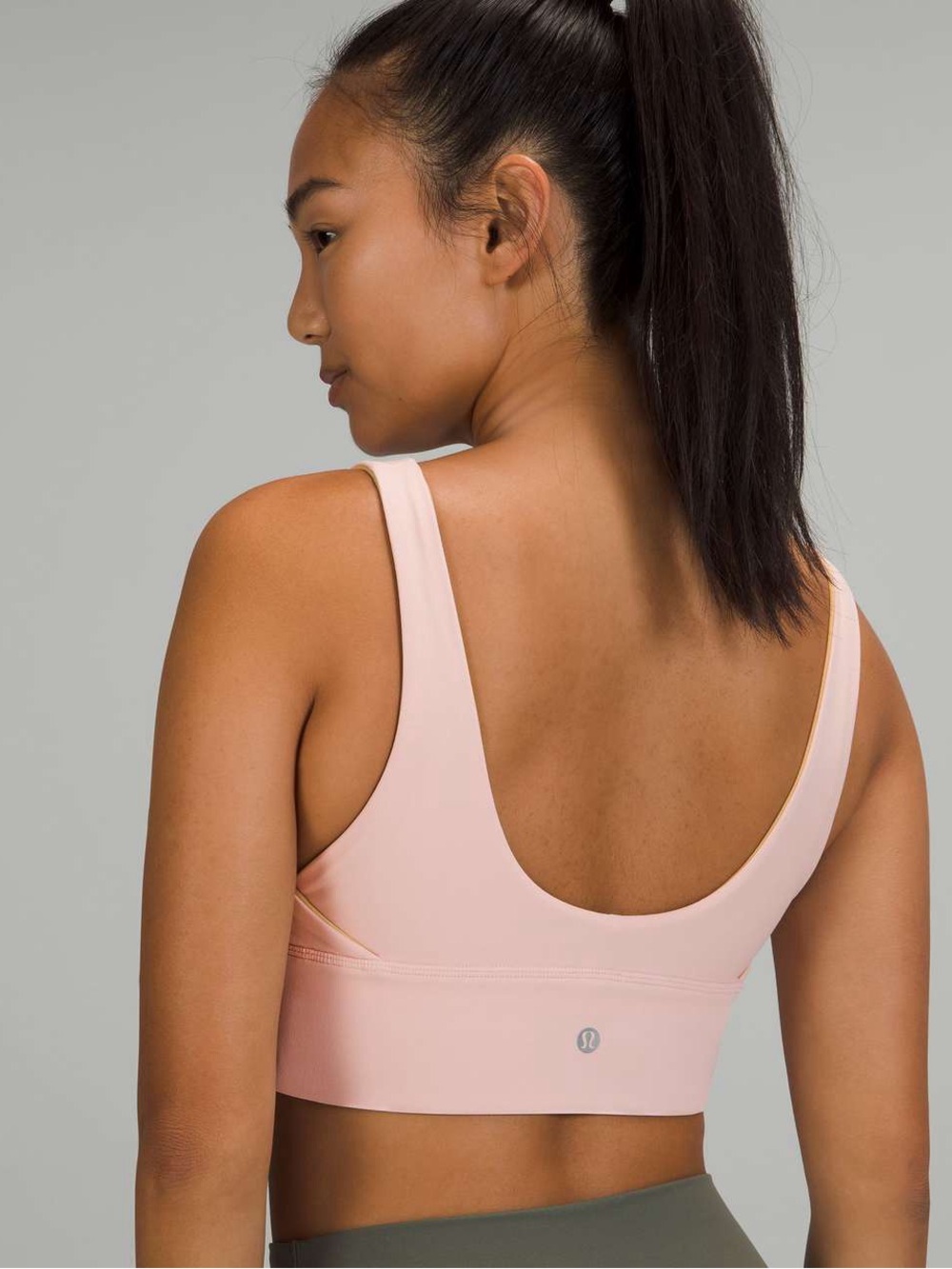 Lululemon Align Reversible Bra *Light Support, A/B Cup in Pink Mist / Pecan Tan